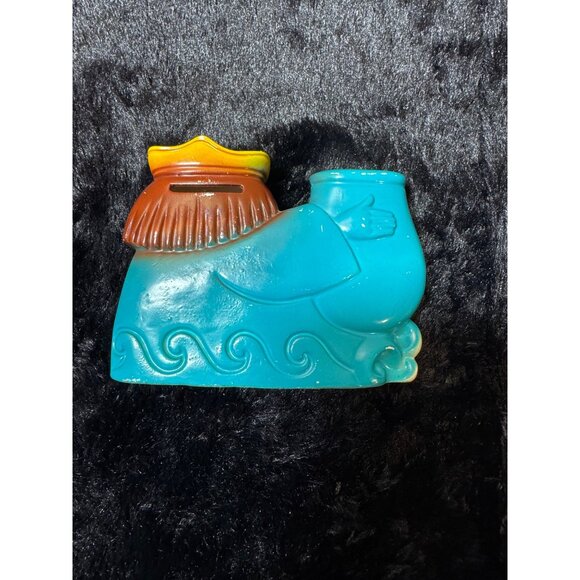 Vintage Royal Crown Aquarius Zodiac Ceramic Coin Bank Japan - Picture 3 of 5